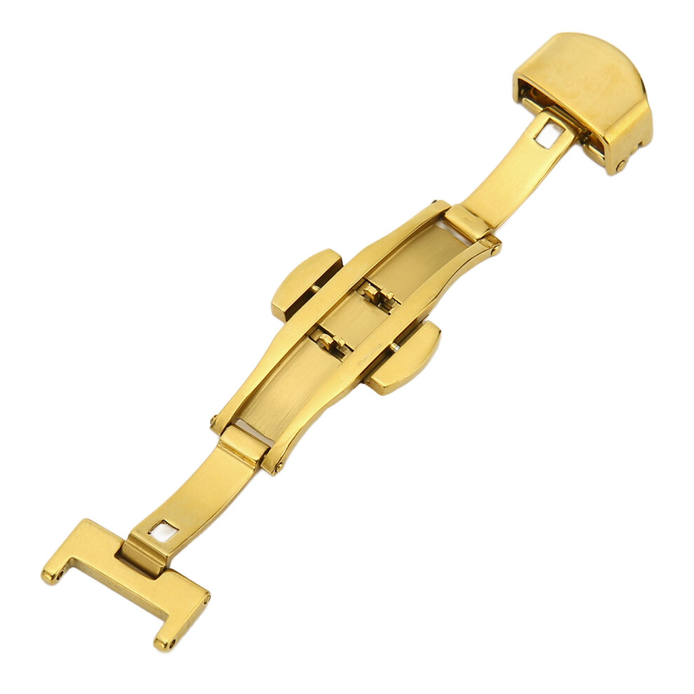 Golden Watch Band Buckle Professional Stainless Steel Watch Strap Clasp Replacement Accessory Part 18mm-image-OPC-PHS7D72-NEW