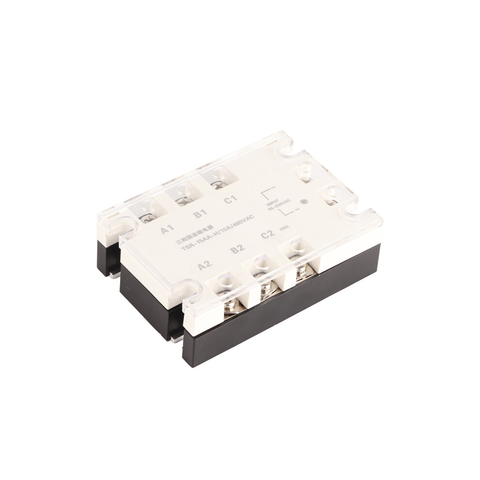 3 Phase Solid State Relay Fast Switching Speed Noise Free Ac To Ac Ssr 90Â250Vac To 24Â480Vac Tsr 15Aa H (15A) 9321317921996