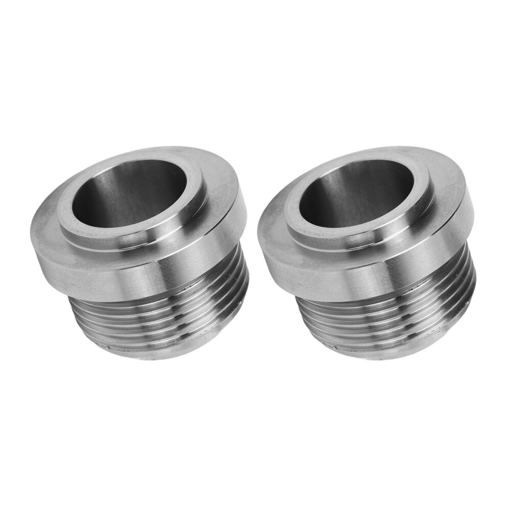 2Pcs Male Weld On Bung An16 Stainless Steel Weldable Fitting For Fuel Oil Coolant Fluid Turbo Drain Catch Can 7901317922913