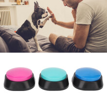 6 Stück Sprachaufzeichnungs-Tasten für Haustiere, 30 Sek. aufnehmbarer Sprechen-Buzzer-Set