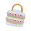 Webertasche DIY-Kit lebendige Farben, Blumenmuster, Polyester 2