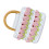 Webertasche DIY-Kit lebendige Farben, Blumenmuster, Polyester 8