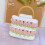 Webertasche DIY-Kit lebendige Farben, Blumenmuster, Polyester 3