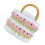 Webertasche DIY-Kit lebendige Farben, Blumenmuster, Polyester 5