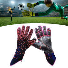 Jungen-Fußballtorwart-Handschuhe Nr. 9 Starker Latex-Griff mit Fingerschutz