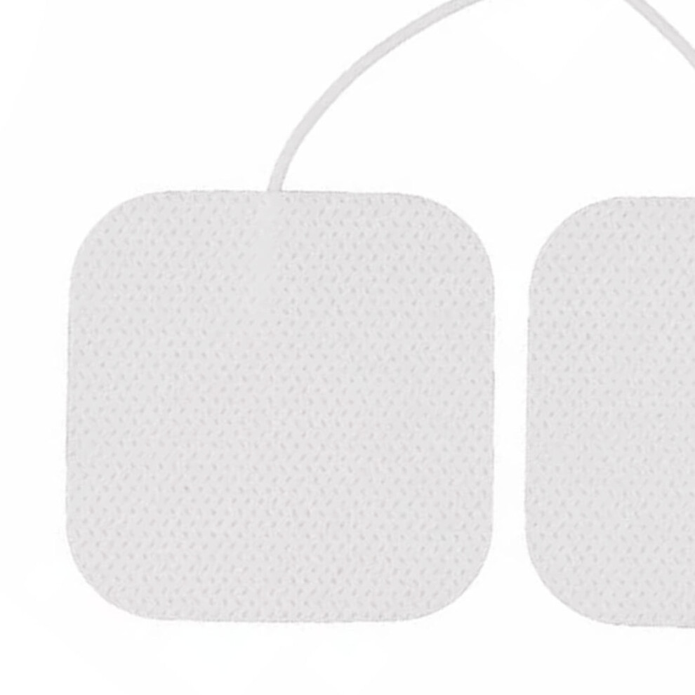40pcs 2mm Aperture Electrode Massage Patches Self Adhesion Replacement Massager Pads 5x5cm