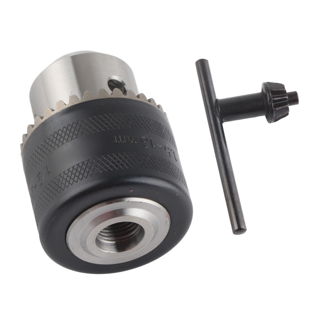 1.5Â13Mm Capacity Drill Chuck Mount 1/2Â20Unf Impact Driver Bit Converter Quick Connect Adapter Conversion With Key 8151317928241