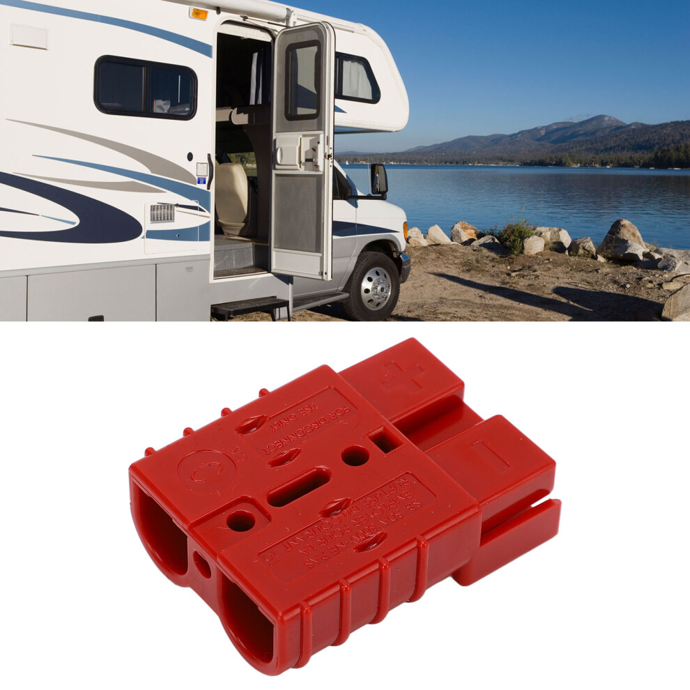 Power Connector 50A 600V Sb50a Crimp Connector Accessory With 2Pcs Terminal For Battery Red 9461317929049