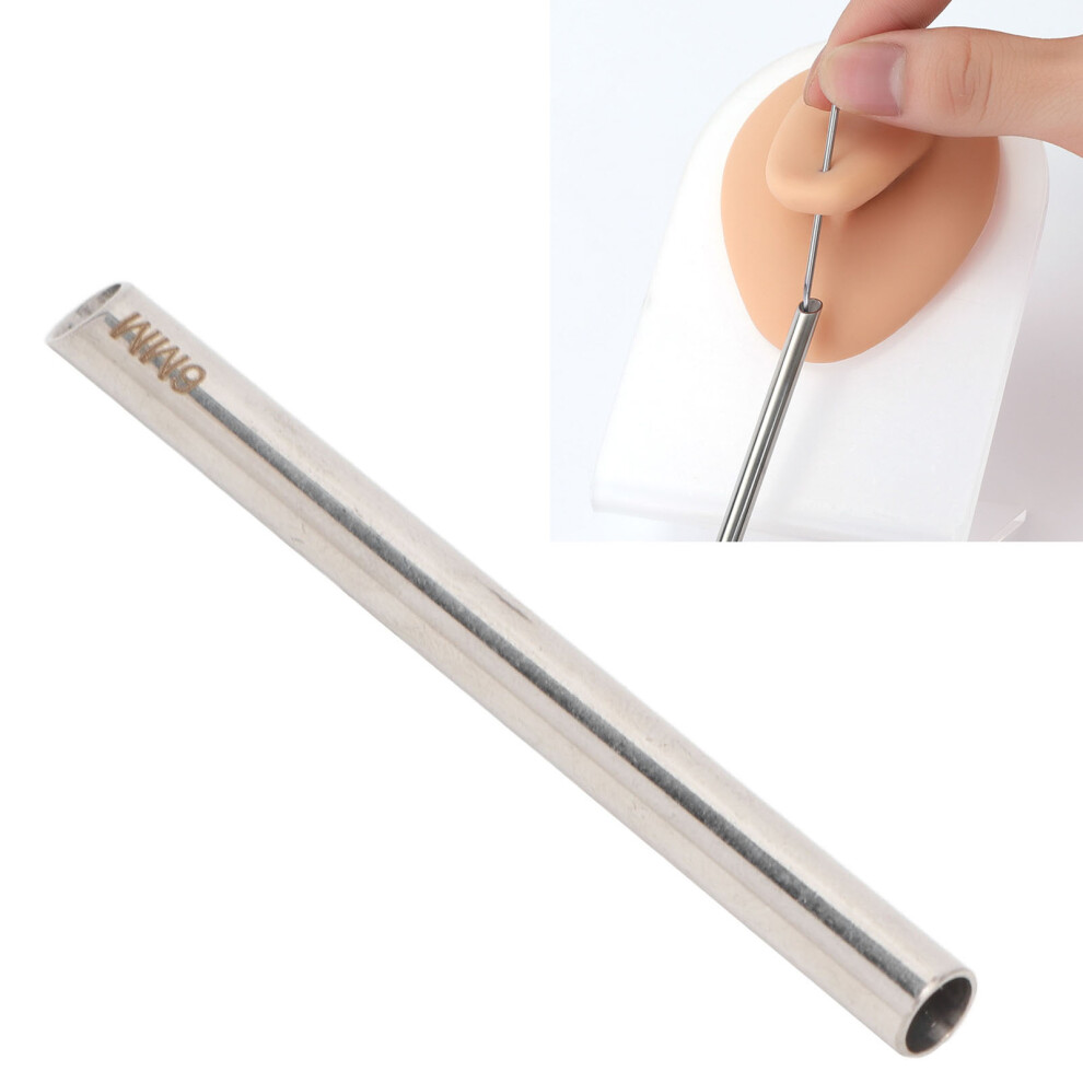 5pcs Piercing Needles Receiving Tubes Hypoallergenic Body Jewelry Holding Piercing Receiver 0.24in