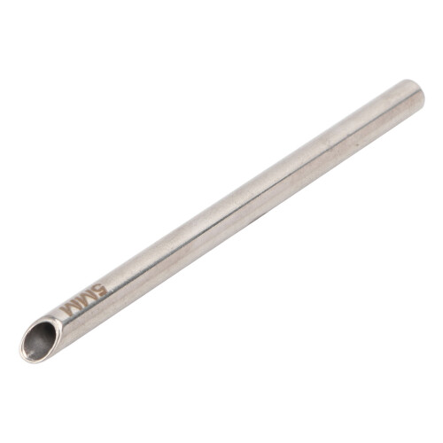 5 Stück hypoallergene Piercingnadeln Empfangsrohre, 7,5 cm 2