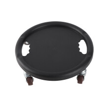 Core Slider Bauch-Workout-Tool mit 4 Rollen für das Heimtraining Schwarz