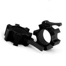 2PCS 50mm Barbell Collar Lock Aluminum Alloy Quick Release Locks Collar Clips for Fitness Training Bodybuilding Black