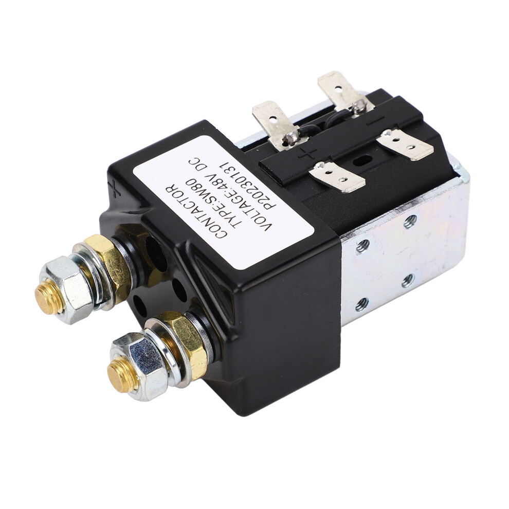 Contactor Relay Metal Alloy High Performance Starter Solenoid Relay Replacement For EâZâGo 100A 48V 8071317930580