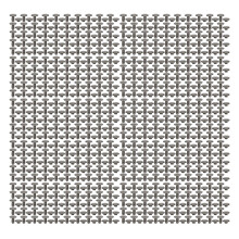 500 Stück Leder-Nieten 8x8mm Grauer Eisen Doppelseitiges DIY-Hardware