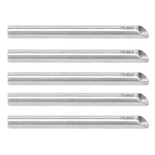 5 Stück Medizinischer Edelstahl Empfangsröhren für Piercings 0,3 Zoll