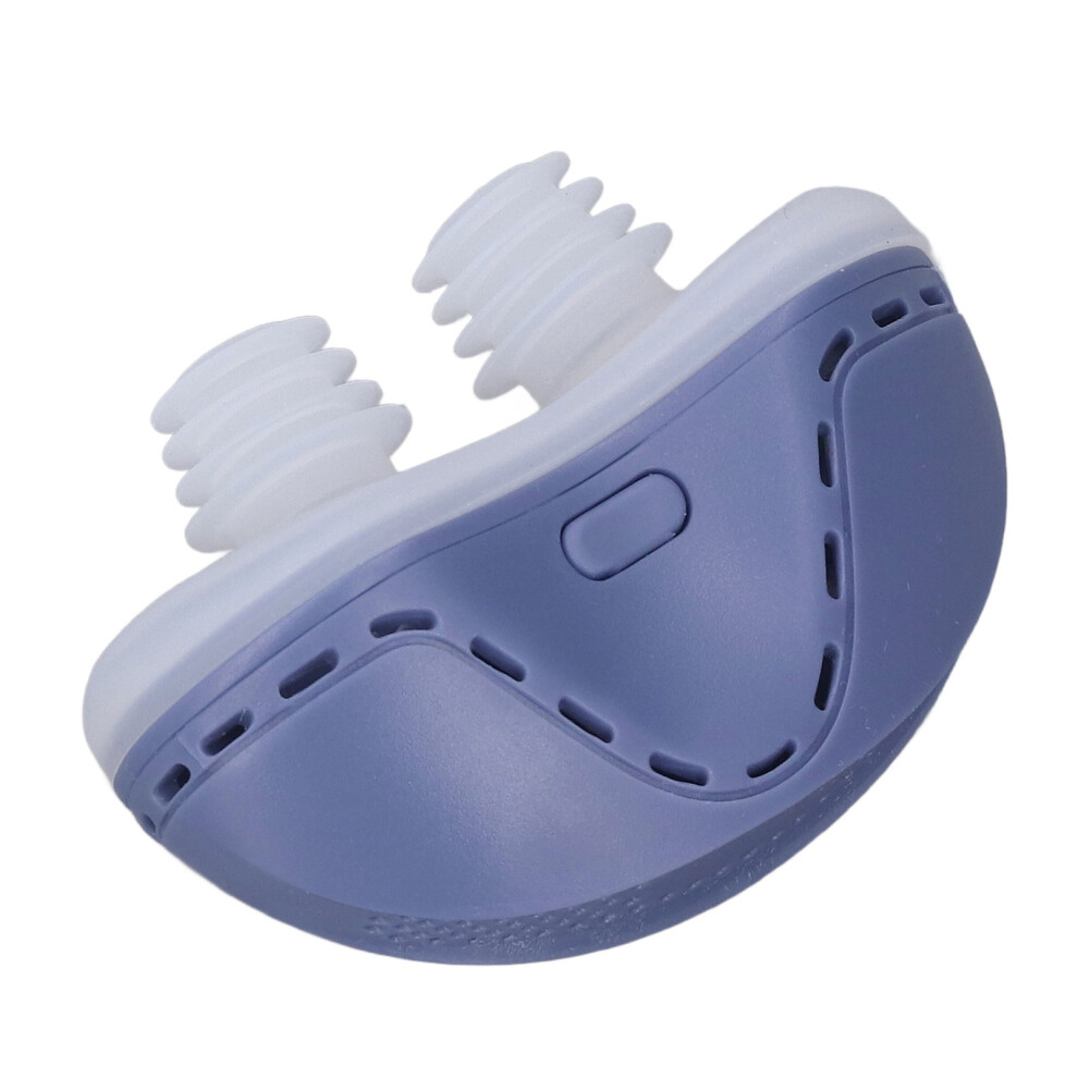 Blue Electric Prevent Snoring Device Easy Breathing Improve Sleep Quality Ergonomic Snoring Solution Device