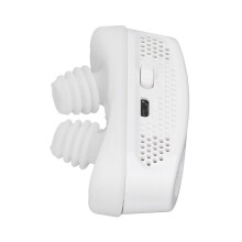 Electric Snoring Solution Devices Automatic Nose Vents Plugs Portable Variable Snore Preventer White