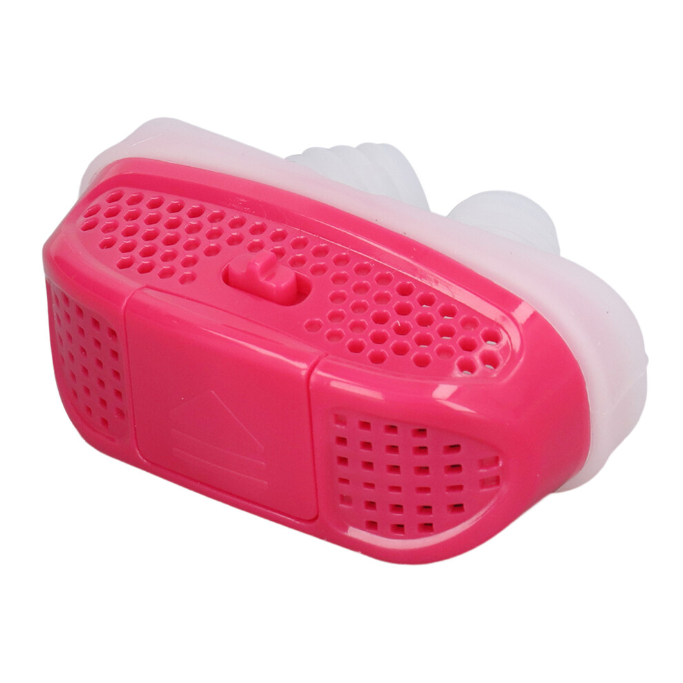Red Electric Intelligent Prevent Snoring Device Health Care Easy Breathing Snoring Solution Device