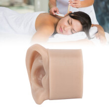 Silicone-Ohrringspiercungs-Übungsmodell zum Lehren, Dunkle Haut, 60x50x43mm