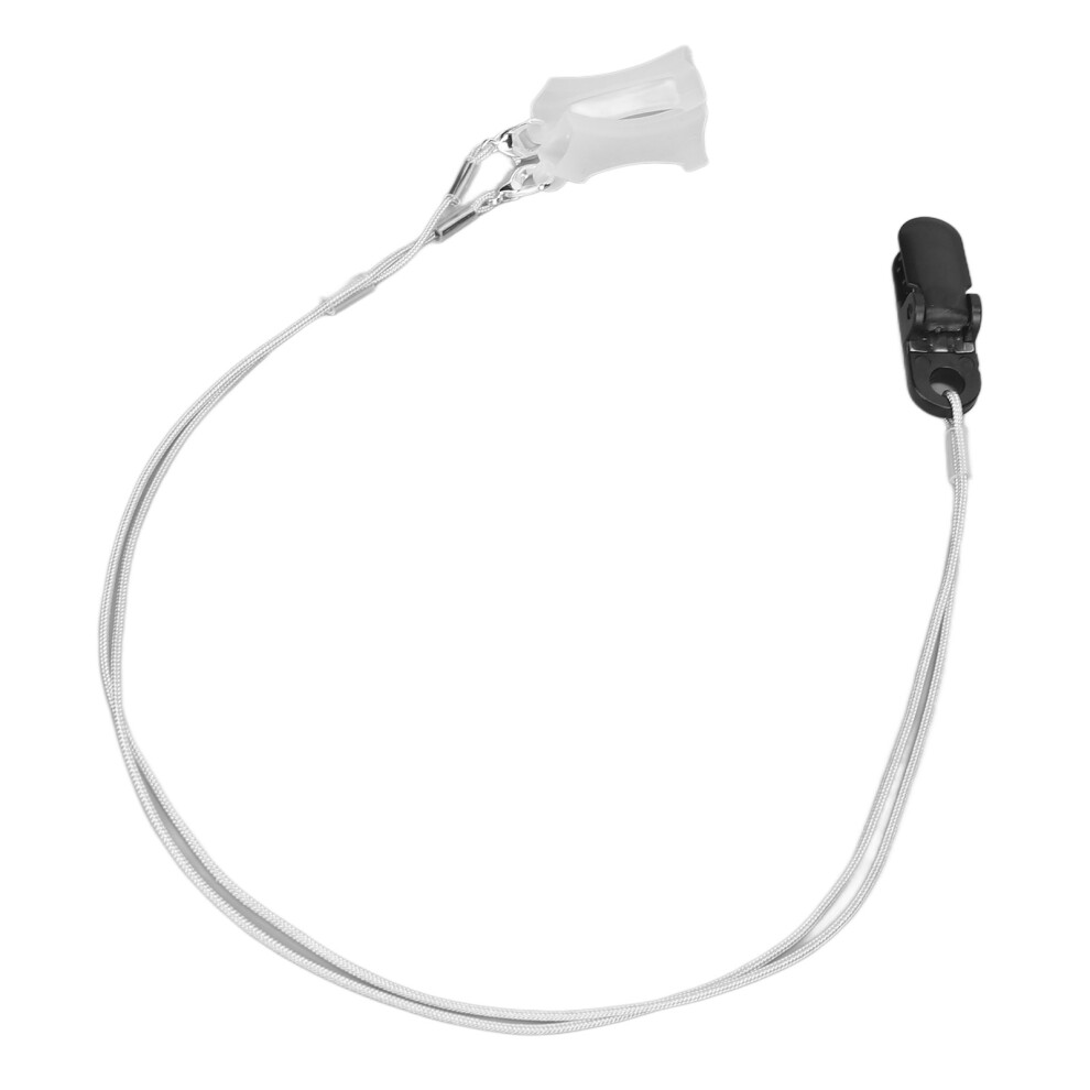 Black/Gray Sound Aid Clip Protector Lanyard Fixation Rope Portable Prevent Lost Sound Amplifier Clip Holder M Binaural