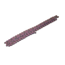 10-Gang-Gabelkette aus Alloystahl, bunte Farbauswahl, 320g, halbhohl