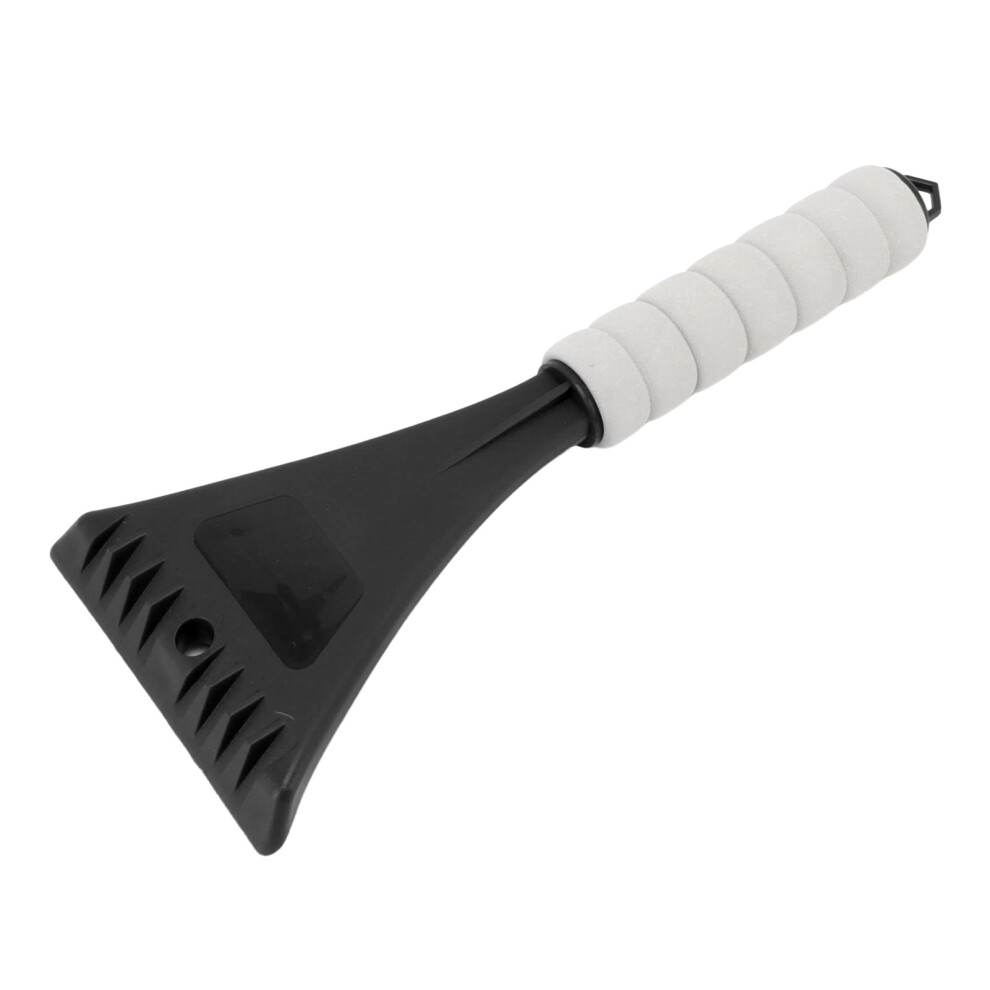 Car Windshield Shovel Eva Ergonomic Handle Rounded Corner Safe Portable Car Ice Scraper For Vehicle Outdoor Snow Black 8491317943197