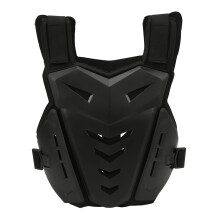 Motorcycle Armor Vest Protective Shock Absorption Breathable Black Unisex Chest Protector for Motocross