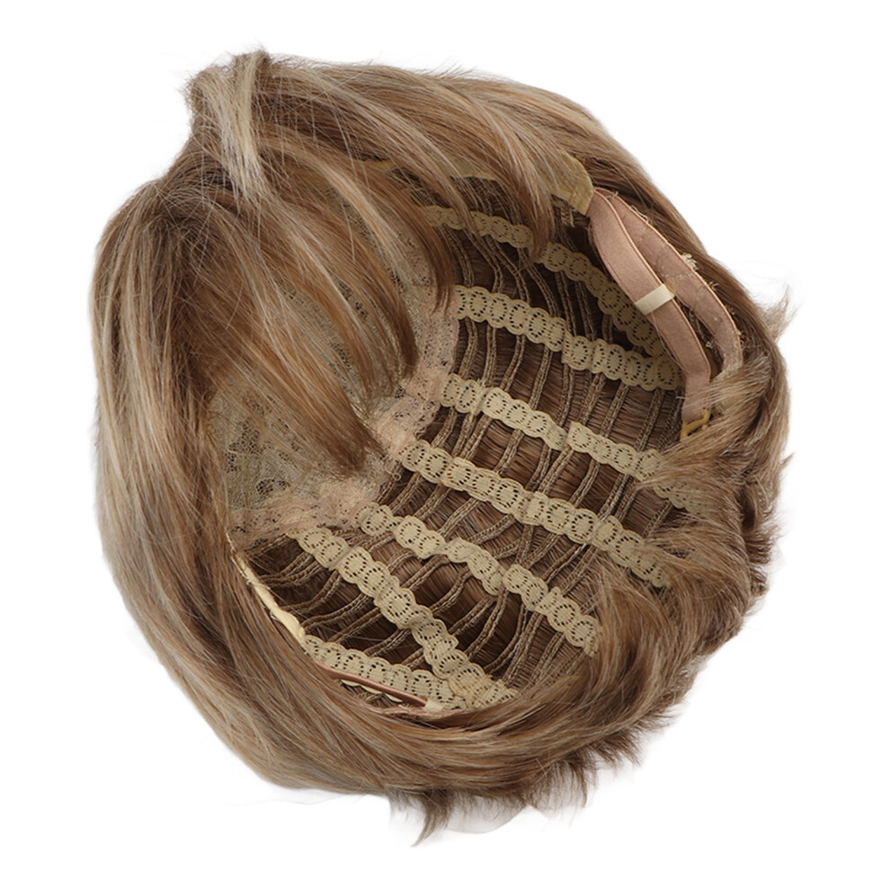 Unisex Golden Blonde Hair Wigs Pixie Cut Wigs Synthetic Pixie Cut Short Hair Wigs