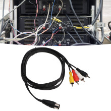 DIN 5-poliger männlich auf 4RCA männlich Audiokabel 1,5 m Reines Kupferleitung