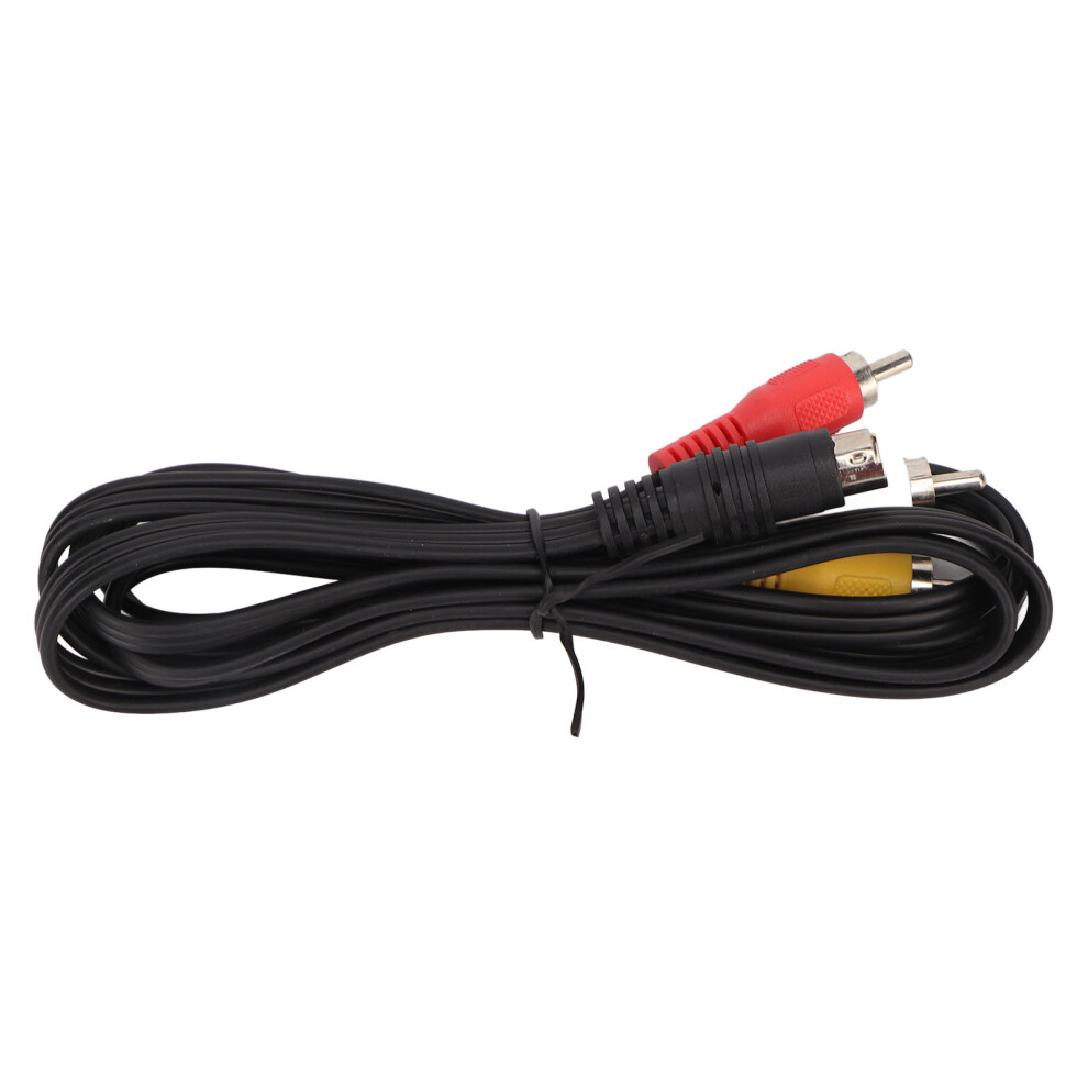 Mini Din 7 Pin To 3 Rca Cable 7 Pin Mini Din Male Plug To 3 Rca Male Plug Video Adapter Cable And 4.9Ft Red/Yellow/White 6911317948944
