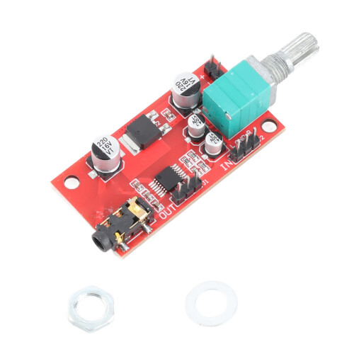 Mini Headphone Amplifier Module 3.5mm Interface Earphone Preamplifier Board DC 3‑12V MAX4410 1