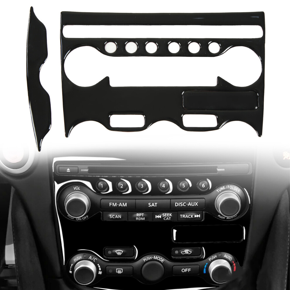 Ac Switch Control Panel Trim Center Console Air Conditioning Panel Frame For 370Z Z34 2009 To Present Lhd Car 7901317956192