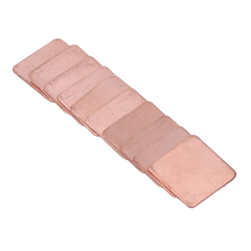Red Copper Laptop GPU Wärmeleitpaste Schutzschicht 20x20mm 1,0mm Dicke 2