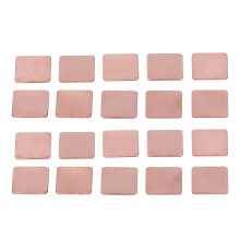 Red Copper Laptop GPU Wärmeleitpaste Schutzschicht 20x20mm 1,0mm Dicke