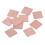 Red Copper Laptop GPU Wärmeleitpaste Schutzschicht 20x20mm 1,0mm Dicke 10