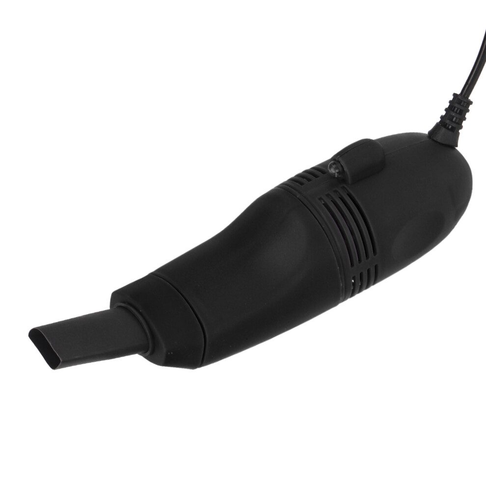 Mini Keyboard Cleaner Handheld Large Suction Mini Usb Vacuum Cleaner For Nail Art Computer Black 9341317956903
