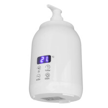 Massage Oil Heater LED Display Touch Control Temperature Adjust Essential Oil Bottle Warmer 110‑240V EU Plug