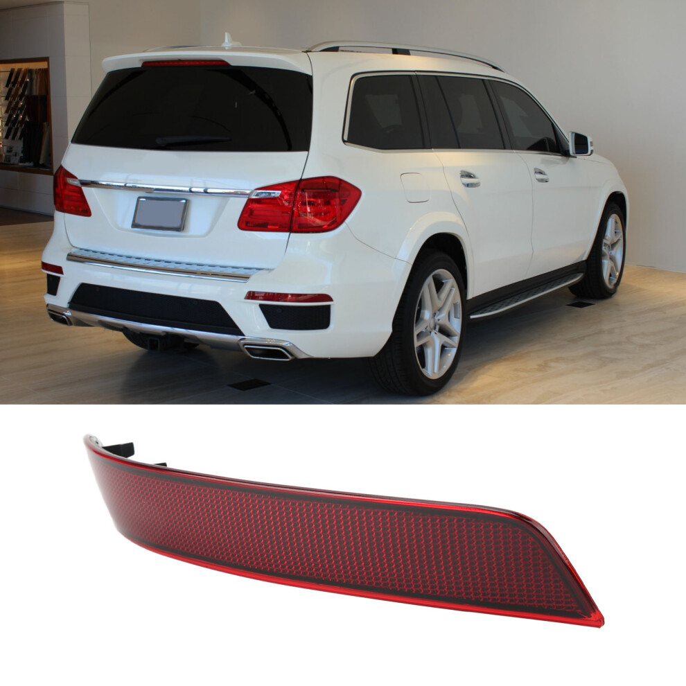 Rear Bumper Reflector Safe Warning Abs Plastic Replacement For MercedesâBenz Gl350 Gl450 Gl550 Left: 1648200974 4911317958754
