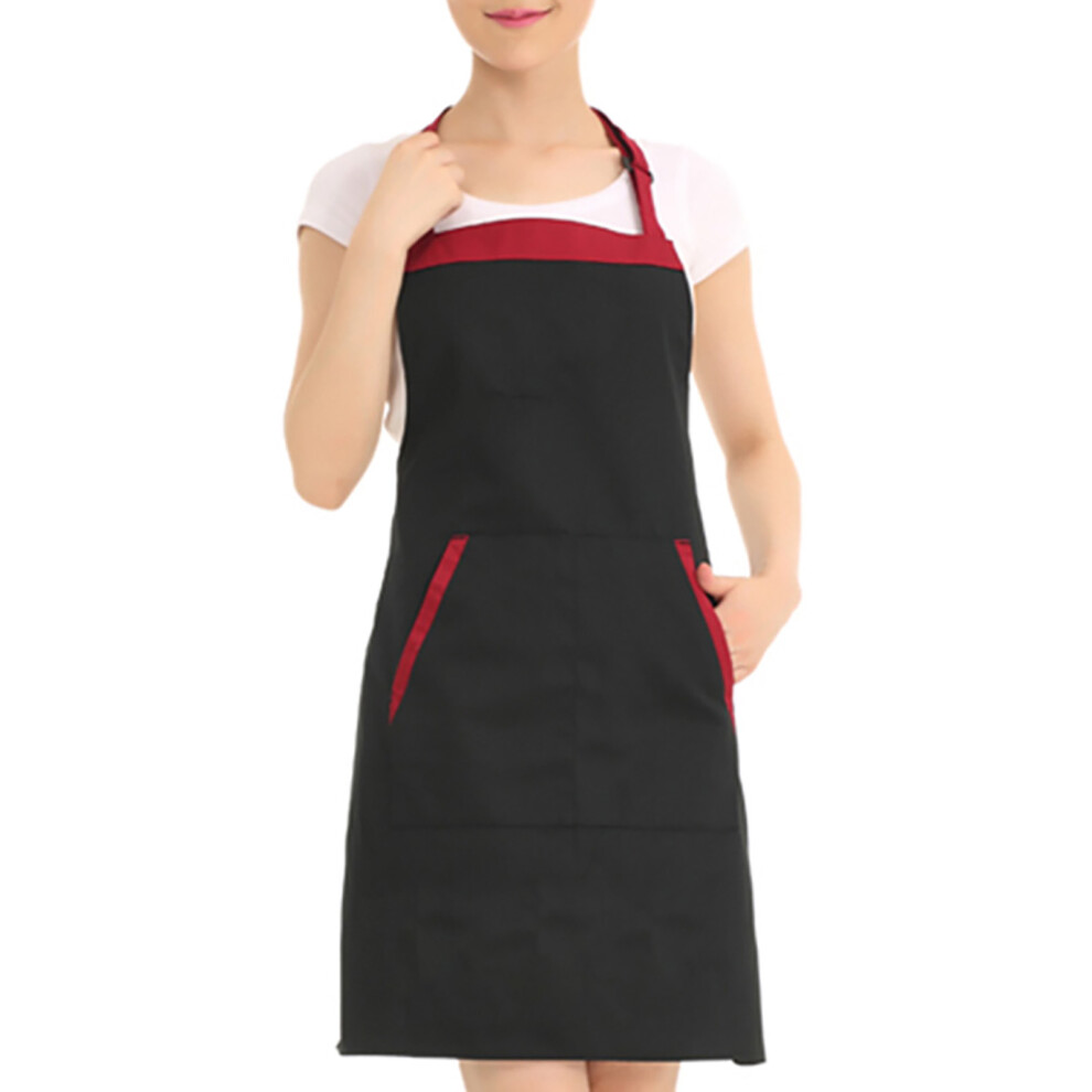 Unisex Black Coffee Shop Working Apron Practical Restaurant Waiter Work Apron For Service Kitchen 8721317962271