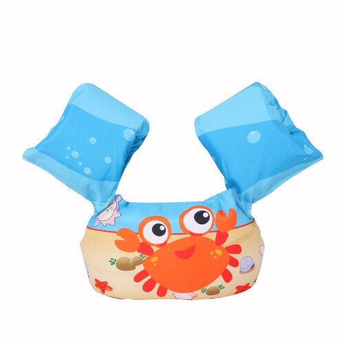 Kinder Schwimmweste Orange Krabbe, Polyester, Schaumstoff, Verstellbar 1