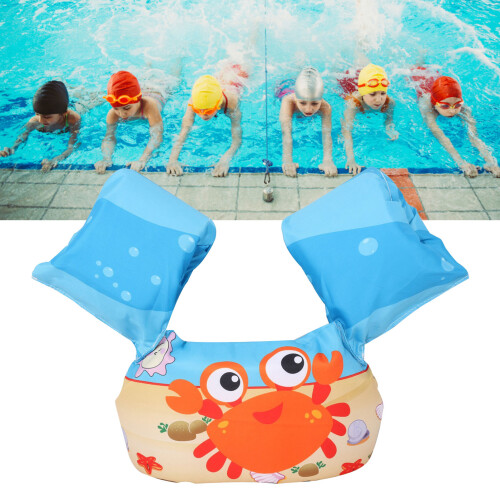 Kinder Schwimmweste Orange Krabbe, Polyester, Schaumstoff, Verstellbar 2