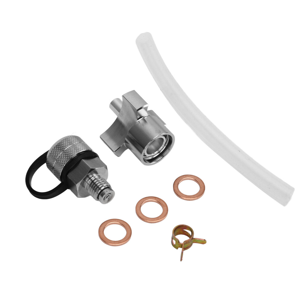Oil Drain Valve Leak Proof Rust Proof Compact Structure Stainless Steel Drain Hose Attachment M12x1.25 7621317964798