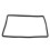 Navigation Screen Protector Frame Silicon Central Control Screen Protective Trim Cover Replacement for Tesla 3 Y Black 1