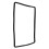 Navigation Screen Protector Frame Silicon Central Control Screen Protective Trim Cover Replacement for Tesla 3 Y Black 12