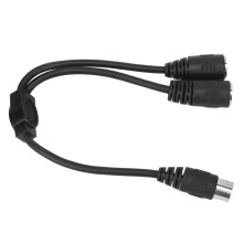 DIN 8 Pin Male to 2 DIN 8 Pin Female Cable Double Shielding DIN 8 Pin Splitter Cable Signal Sound Connection Cord 1.0ft