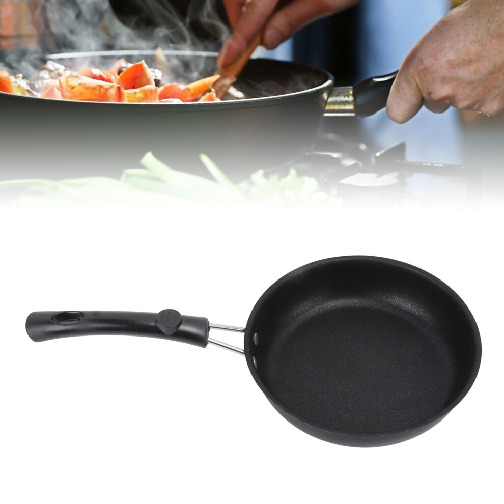 Frying Pan Professional Prevents Stick Stain Resistance Light Smoke Stainless Steel Omelet Pan for Home Restaurant 16cm/6.3in-image-OPC-PHS7NKV-NEW