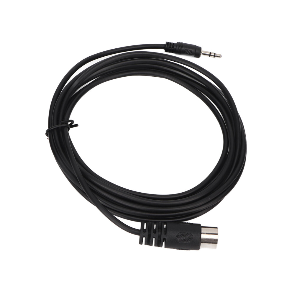 Din 5 Pin To 3.5Mm Cable Tangle Free Clear Signal Din 5Pin Male To 3.5Mm Male Sound Cable For Sound Equipment 9.8Ft 4321317967210