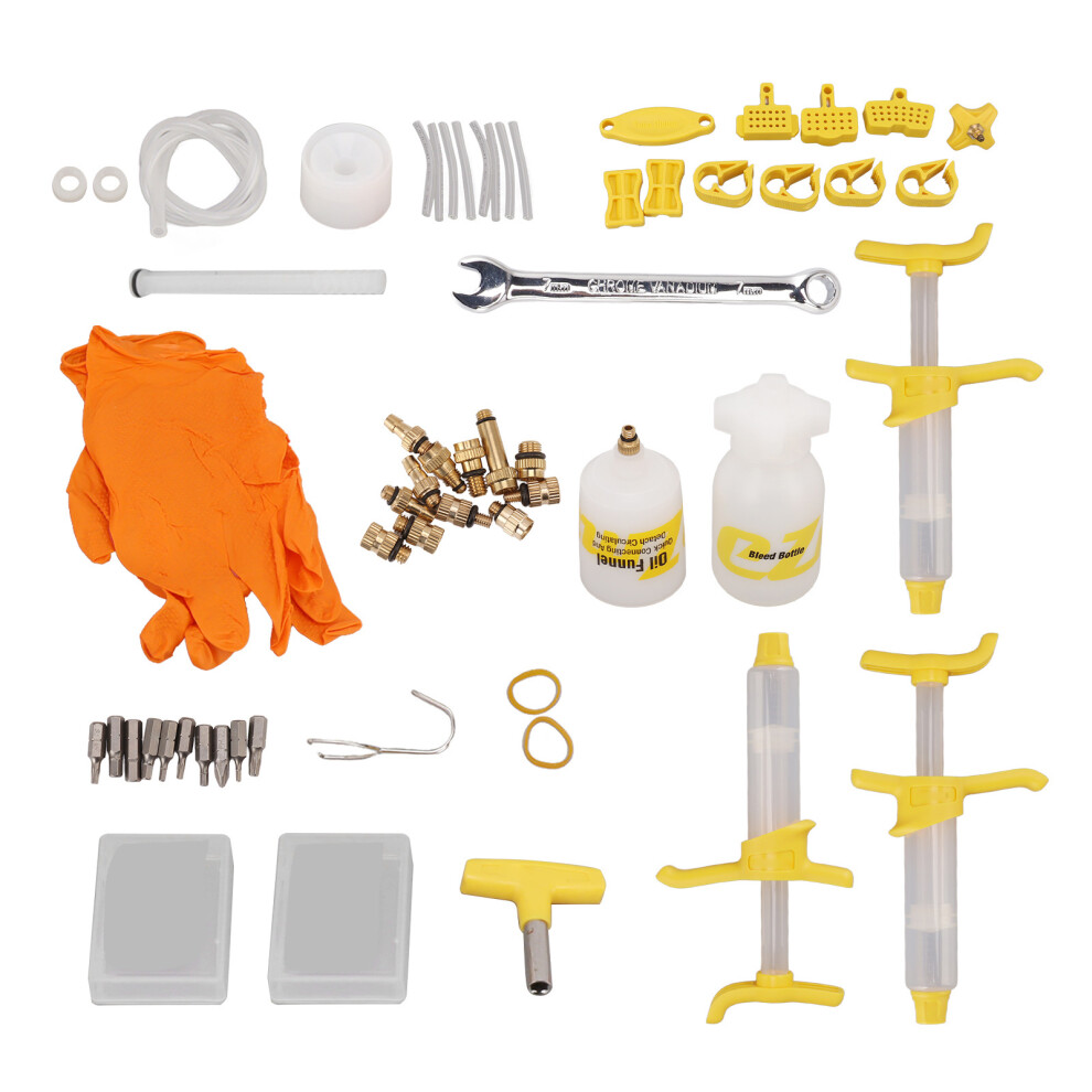 Bike Brake Bleed Kit Universal Bicycle Bleeder Hydraulic Disc Brake Bleed Kit Tool for Bike Brake Repair Tools