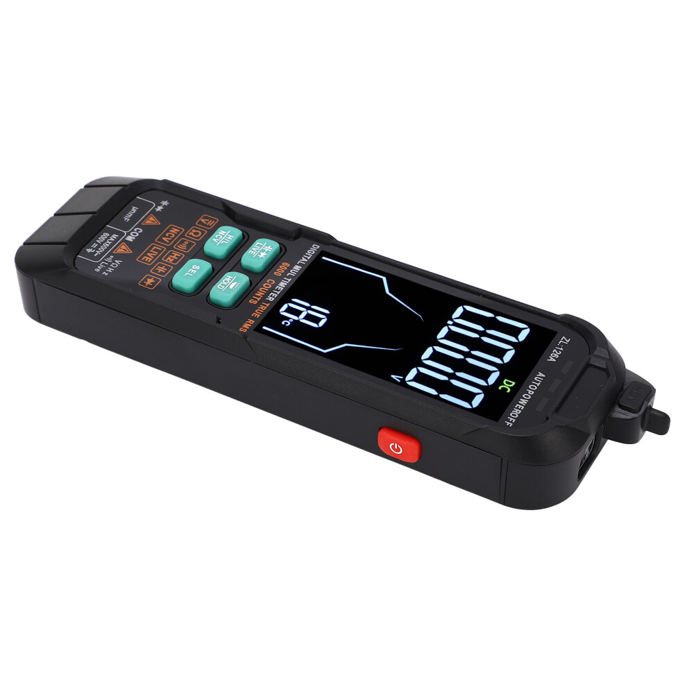 Digital Multimeter 6000 Counts Dc Ac Current Voltmeter Tester Capacitance Ohm Diode Multimeter Live Wire Tester Tools 600V 7661317968464