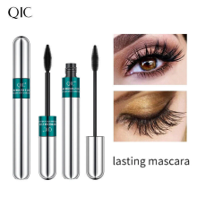 QIC Lash Volumizer 4D Fibre Waterproof Long Lasting Mascara 2 in 1 Brushe